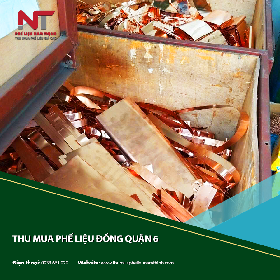 Thu mua phế liệu đồng quận 6 đáp ứng đa dạng nhu cầu thu mua