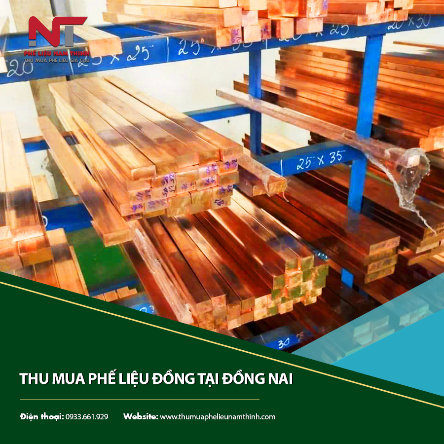 Phế liệu đồng tại Đồng Nai được phân loại và xử lý nhanh chóng.