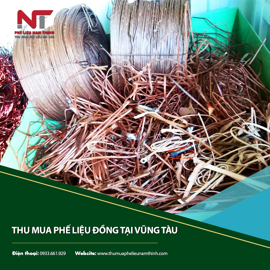 Thu mua phế liệu đồng tại Vũng Tàu từ các công trình và nhà xưởng địa phương