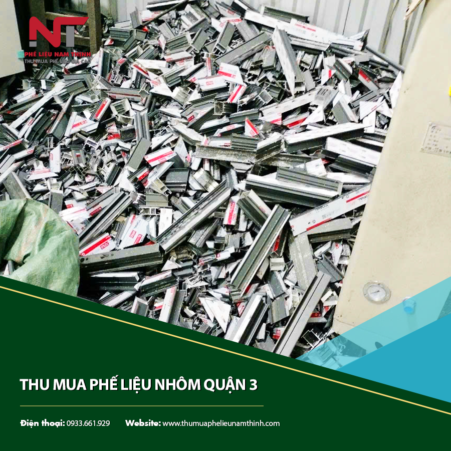 Thu mua phế liệu nhôm Quận 3 thanh toán nhanh chóng, rõ ràng.