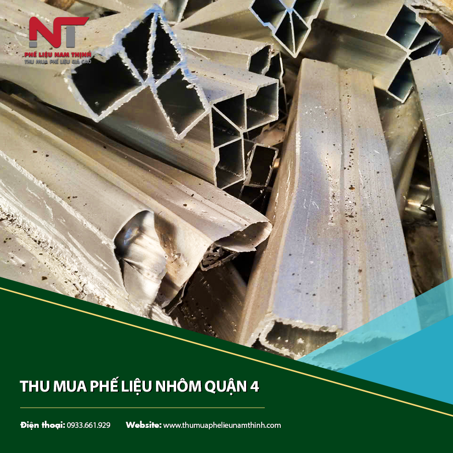 Thu mua phế liệu nhôm Quận 4 phục vụ khách hàng mọi lúc.