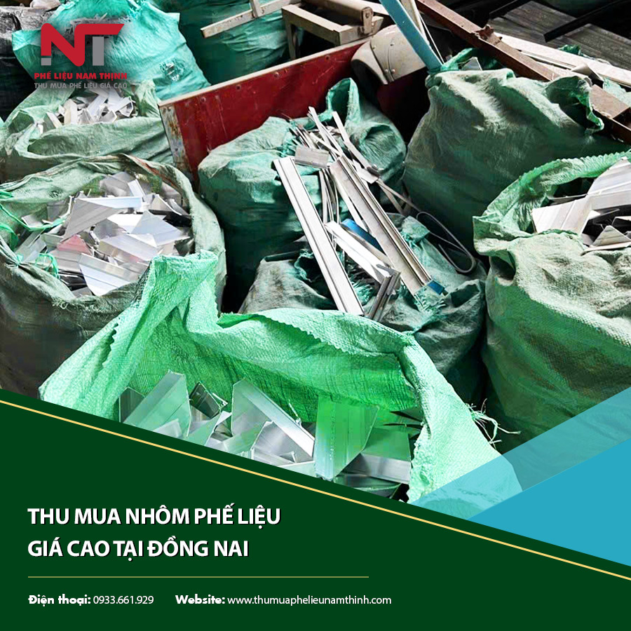 Nhôm phế liệu các loại được phân loại và cân đo minh bạch