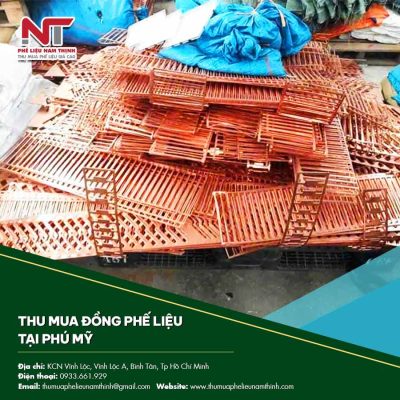 Thu mua đồng phế liệu tại Phú Mỹ giá cao, uy tín