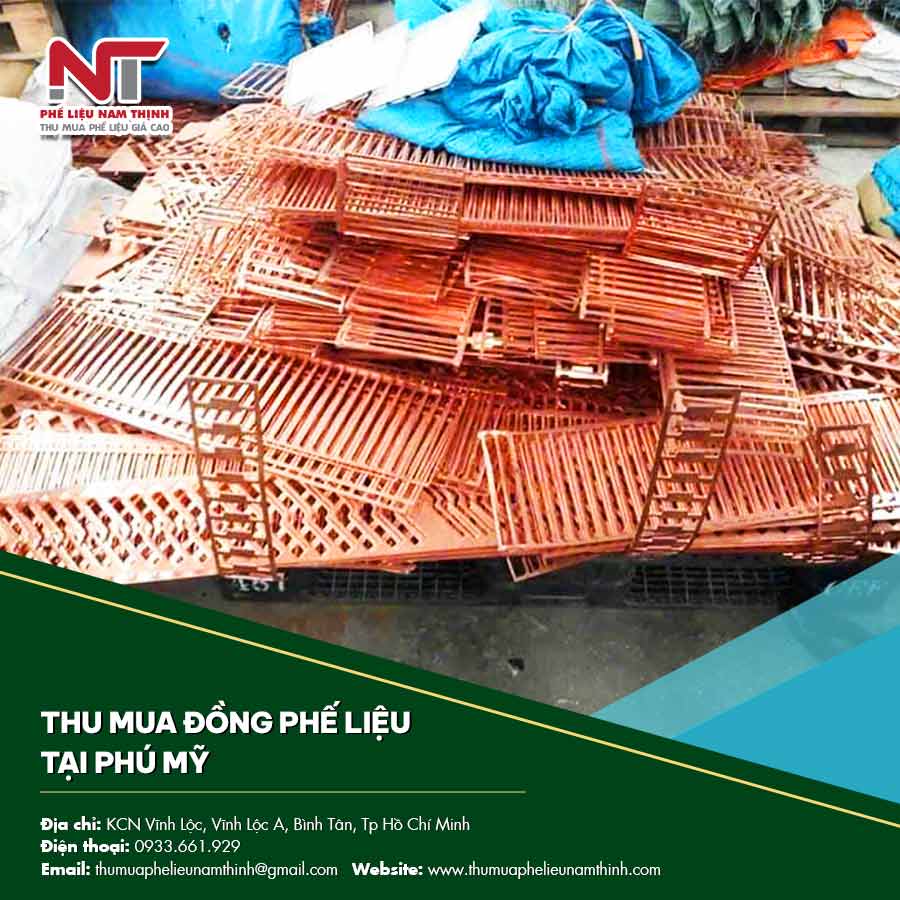 Thu mua đồng phế liệu tại Phú Mỹ giá cao, uy tín