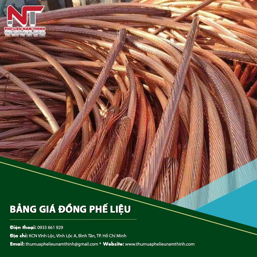 Giá đồng phế liệu cập nhật theo thị trường Giá đồng phế liệu cập nhật theo thị trường
