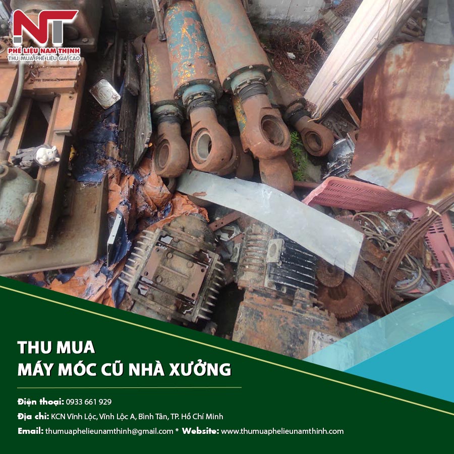 Thu mua máy móc cũ và phế liệu sắt tận nơi Thu mua máy móc cũ và phế liệu sắt tận nơi