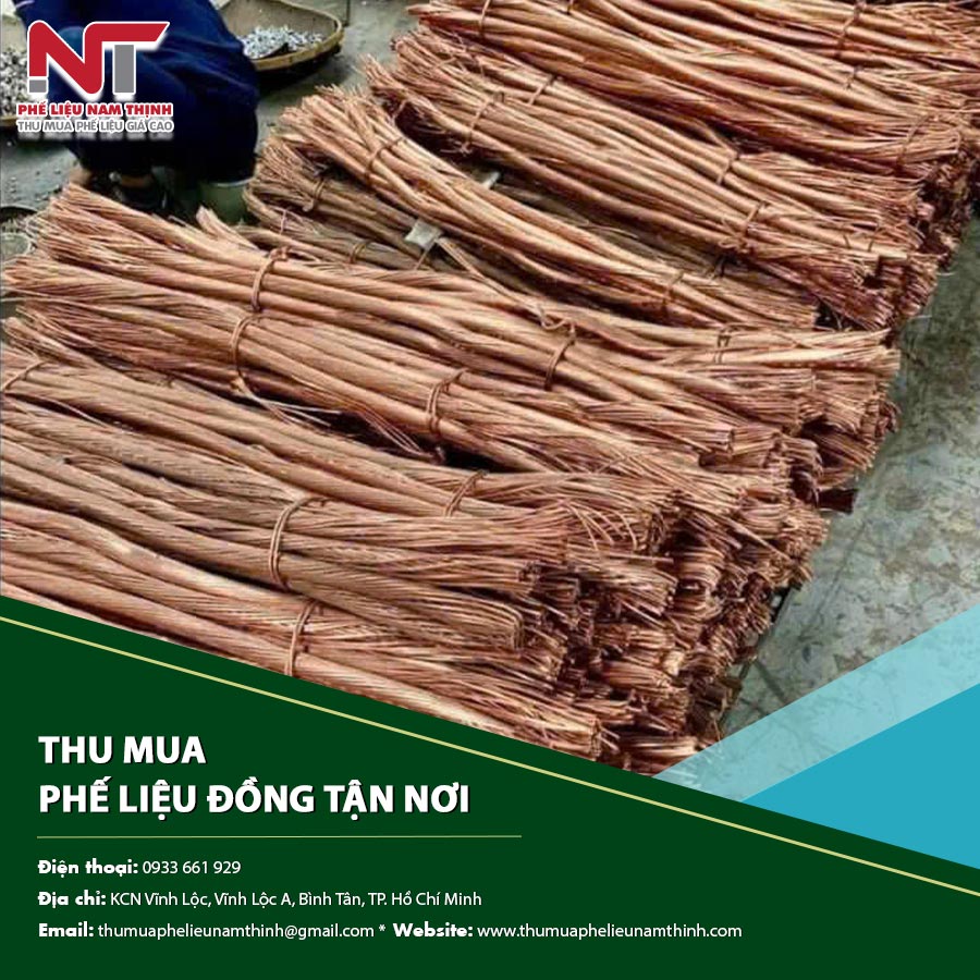 Thu mua phế liệu đồng tận nơi giá cao, quy trình nhanh chóng. Thu mua phế liệu đồng tận nơi giá cao, quy trình nhanh chóng.