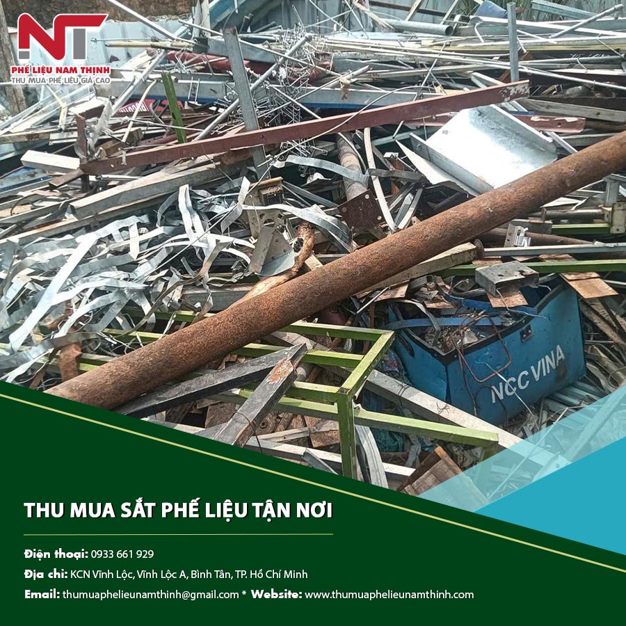 Dịch vụ thu mua sắt phế liệu tận nơi Dịch vụ thu mua sắt phế liệu tận nơi